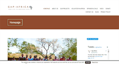 Desktop Screenshot of gap-africa.org
