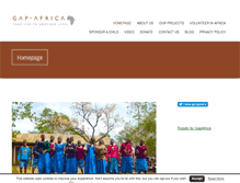 Tablet Screenshot of gap-africa.org